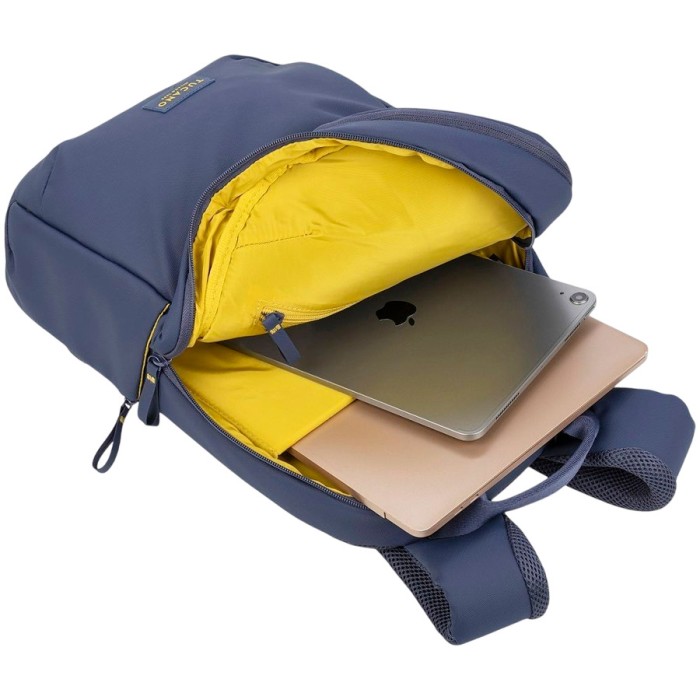 TUCANO LASER Backpack for Laptop 15.6 / MacBook Pro 16, water-resistant recycled fabric, Blue
