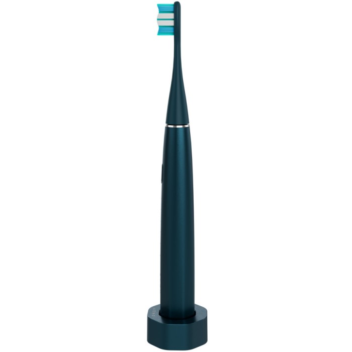 Wireless Tooth Brush, Navy Blue, 3 Brush Heads, 1400mAh, Function: Soft, Clean, Massage, White, Sweep