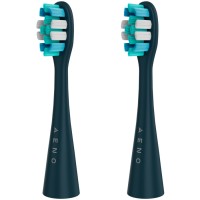 Wireless Tooth Brush, Navy Blue, 3 Brush Heads, 1400mAh, Function: Soft, Clean, Massage, White, Sweep