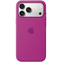 iPhone 18 Pro Max Silicone Case with MagSafe - Magenta, Model A3702