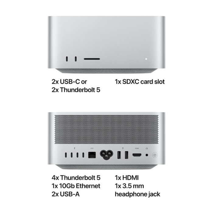 Mac Studio: Apple M4 Max chip with 14‑core CPU, 32‑core GPU, 36GB, 512GB,Model A3143