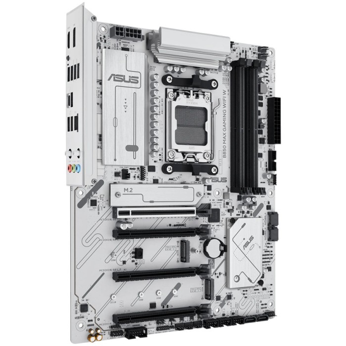 ASUS Main Board Desktop Socket AM5 AMD B850 Chipset 4 xDIMM slots,DDR5 1 x DisplayPort 1 x HDMI port 1 x PCIe 5.0 x16 slot(supports x16 mode) 1 x Wi-Fi module 3 x M.2 4 x SATA ATX Form Factor