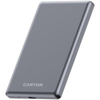 CANYON power bank OnPower 505 slim Magnetic 5000 mAh PD20W Dark Grey