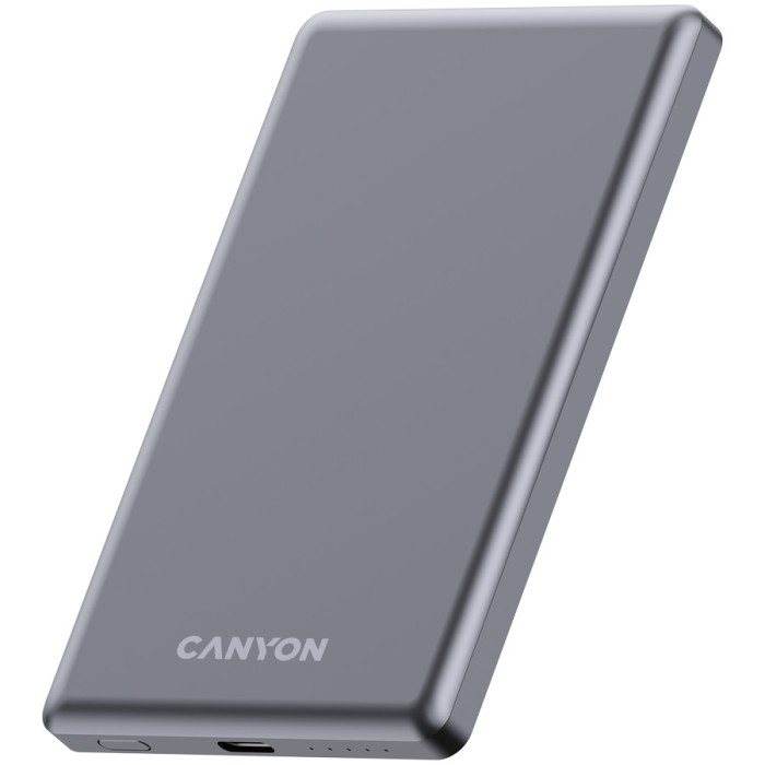 CANYON power bank OnPower 505 slim Magnetic 5000 mAh PD20W Dark Grey