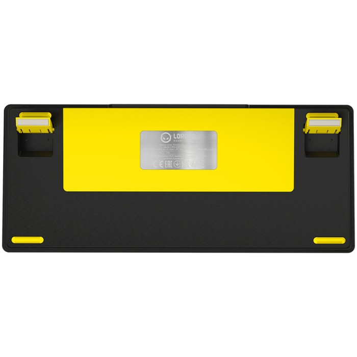 LORGAR Gaming Keyboard KBP7075W Pro Wireless 75% Yellow RU