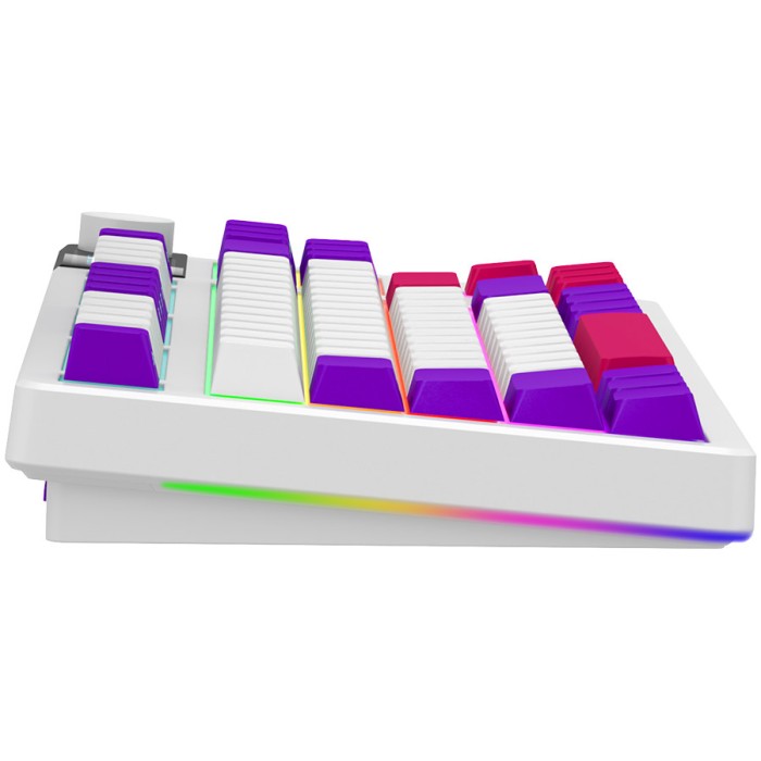 LORGAR Gaming Keyboard KBP70TKLW Pro Wireless White RU