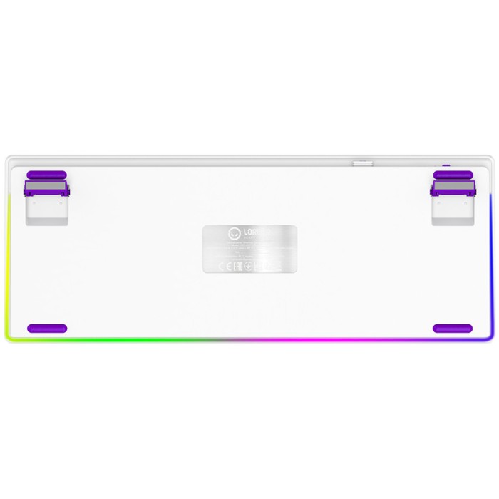 LORGAR Gaming Keyboard KBP70TKLW Pro Wireless White RU