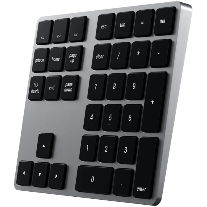 SATECHI Aluminum Extended Keypad Space Gray