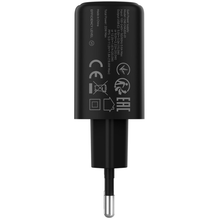 CANYON charger OnCharge 200 20W 1xPD EU Black