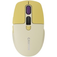 CANYON mouse MW-26 LCD Silent Dual Mode Wireless Yellow