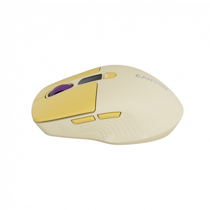 CANYON mouse MW-26 LCD Silent Dual Mode Wireless Yellow