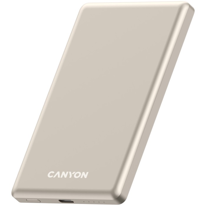 CANYON power bank OnPower 505 slim Magnetic 5000 mAh PD20W Beige