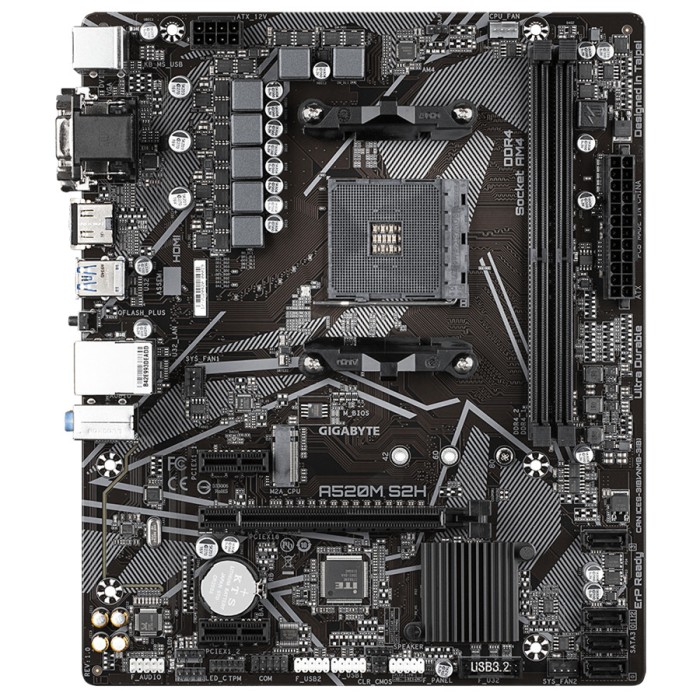 Материнская плата Gigabyte A520M S2H