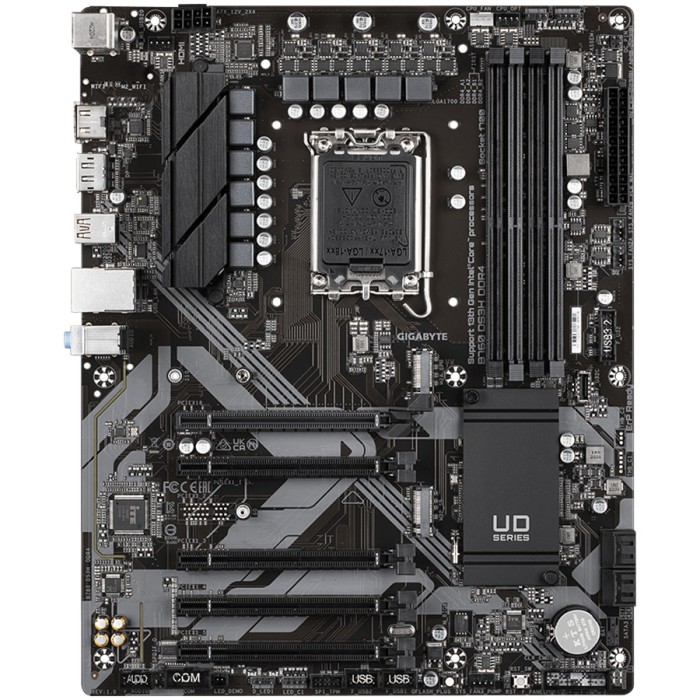 GIGABYTE MB LGA1700, B760, 4xDDR4, DP + HDMI, 5xPCIe x16 4.0, 2xM.2, 4xSATA, GbE LAN, ATX