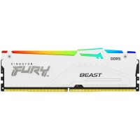 Kingston DRAM 32GB 5200MT/s DDR5 CL40 DIMM FURY Beast White RGB XMP