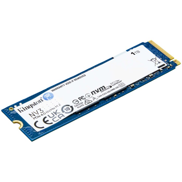 Твердотельный накопитель SSD Kingston NV3 SNV3S/1000G M.2 NVMe PCIe 4.0x4