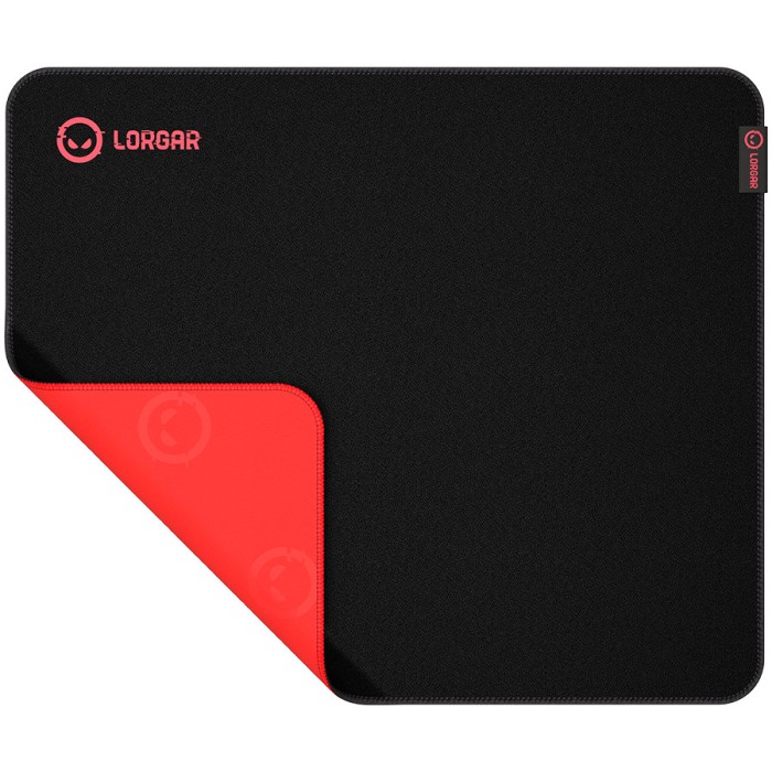 LORGAR Gaming Mouse Pad Main 325 Control Black/Red