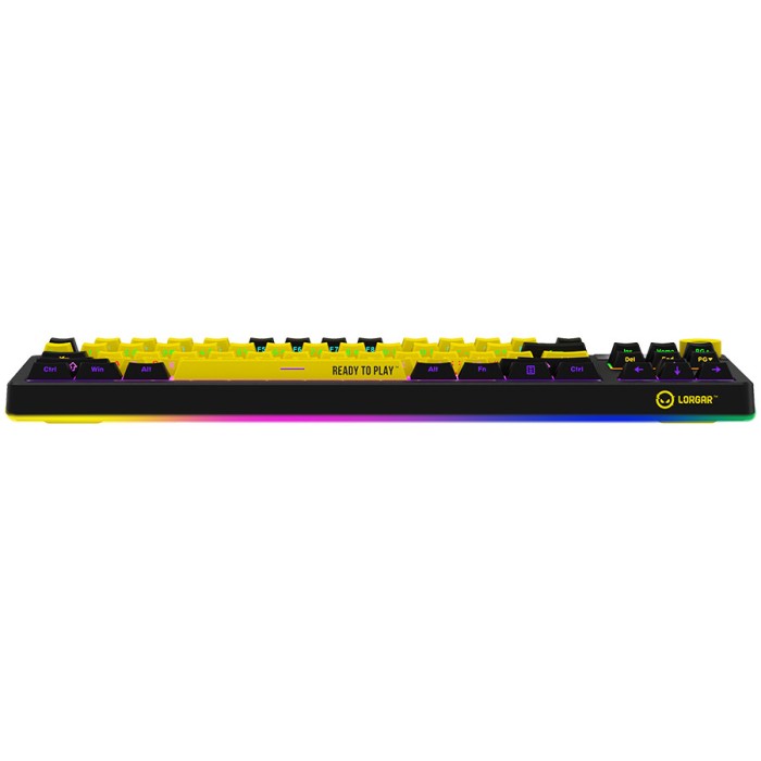 LORGAR Gaming Keyboard KBP70TKLW Pro Wireless Yellow RU