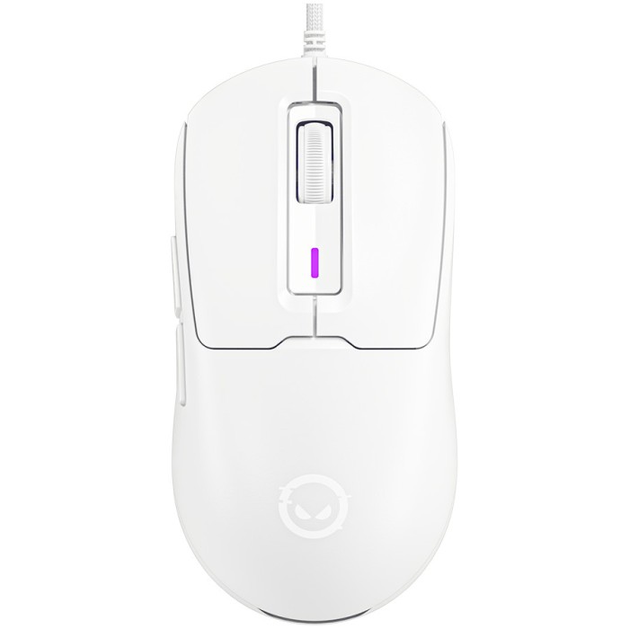 LORGAR Gaming Mouse MSA10 Advanced Wired PixArt 3311 White