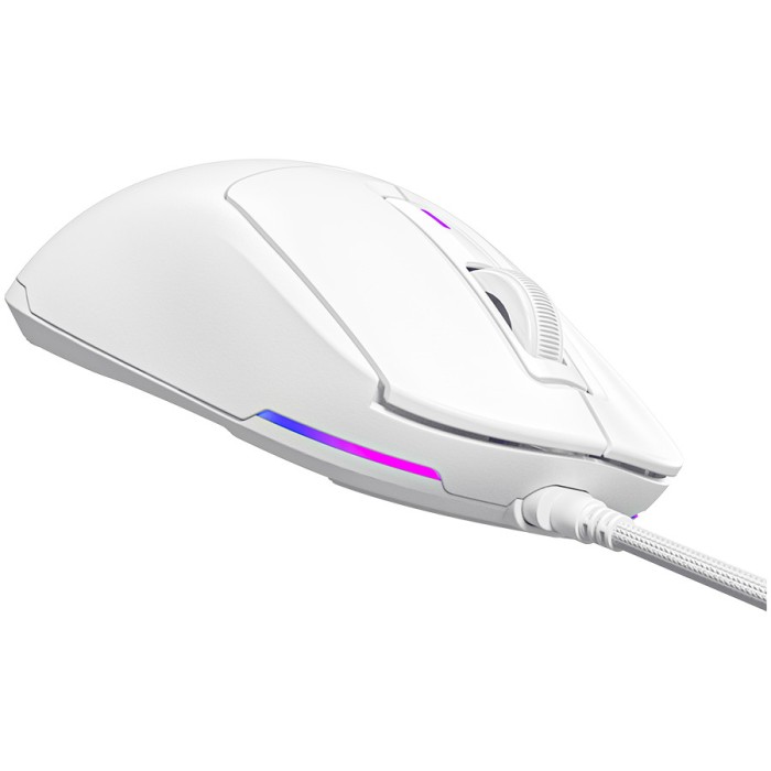 LORGAR Gaming Mouse MSA10 Advanced Wired PixArt 3311 White