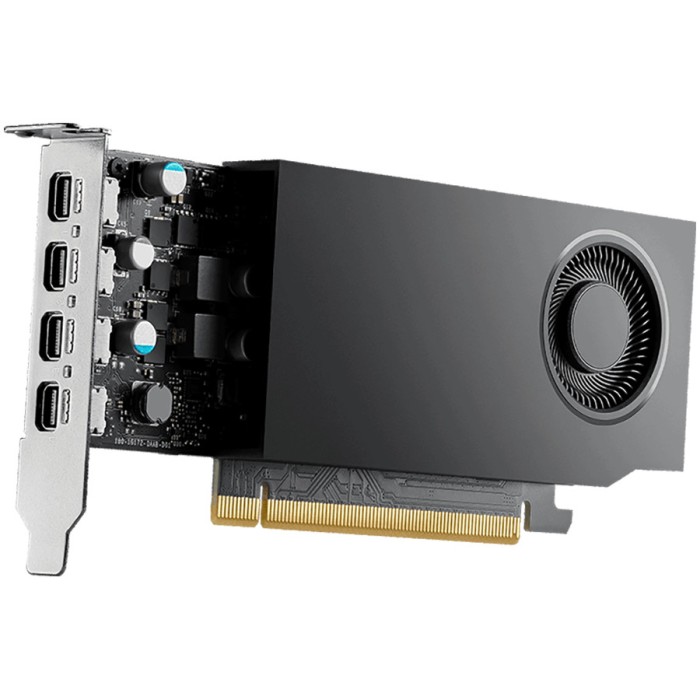 PNY NVIDIA A400 4GB Low Profile OEM Version, PCI-Express 3.0 x16, LP, 4 GB GDDR6 64-bit, 3x Mini DP 1.4, 1x ATX bracket