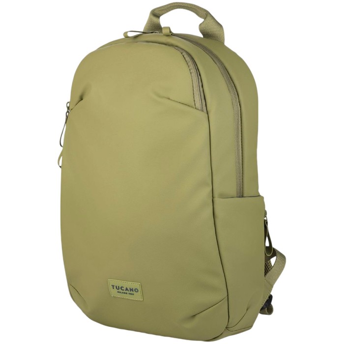 TUCANO LASER Backpack for Laptop 15.6 / MacBook Pro 16, water-resistant recycled fabric, Military Green