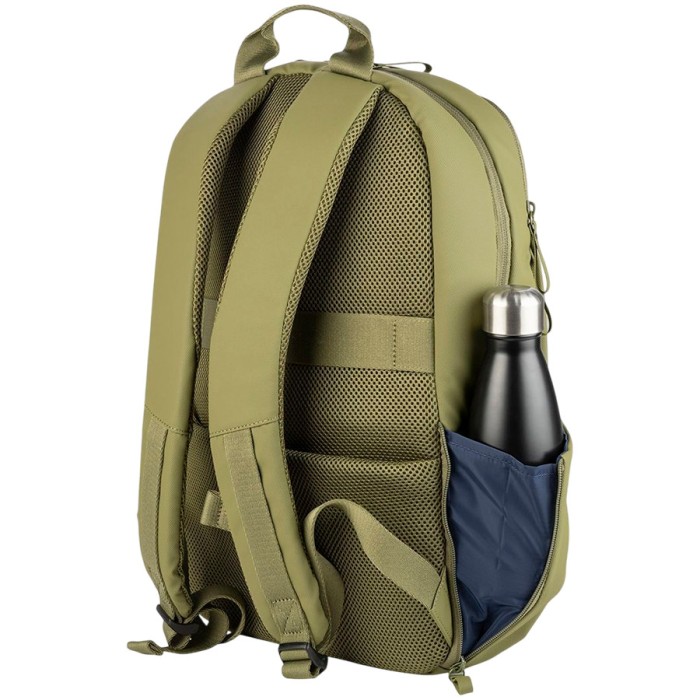 TUCANO LASER Backpack for Laptop 15.6 / MacBook Pro 16, water-resistant recycled fabric, Military Green