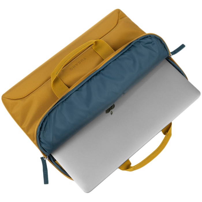 TUCANO SMILZA Bag for MacBook Air 13 (before 2018) / MacBook Pro 13 (2016-2020) / MacBook Air 13 (2018-2020) / MacBook Air 15 (2023) / Laptop 14, Yellow