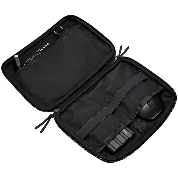 TUCANO TOPO Small Organizer, Black