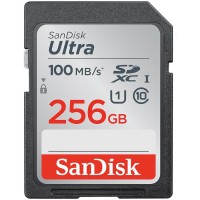 SANDISK Ultra 256GB SDXC Memory Card 100MB/s