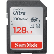 SANDISK Ultra 128GB SDXC Memory Card 100MB/s