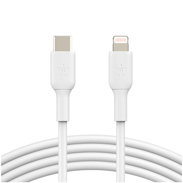 BELKIN Lightning to USB-C Cable PVC, 1M, White