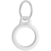 BELKIN Secure Holder with Keyring for Airtag - White