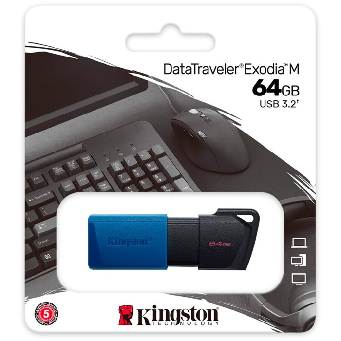 USB-накопитель Kingston DTXM/64GB 64GB Синий