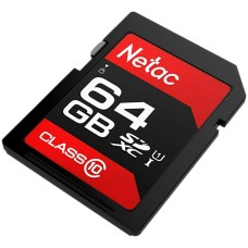 Netac P600 SDXC 64GB U1/C10 up to 80MB/s, retail pack