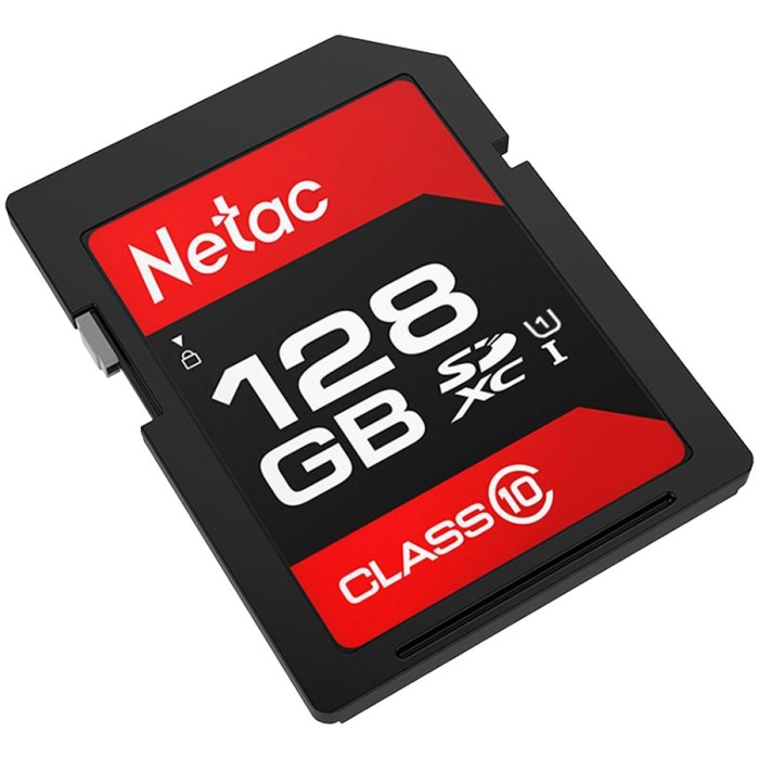 Netac P600 SDXC 128GB U1/C10 up to 80MB/s, retail pack