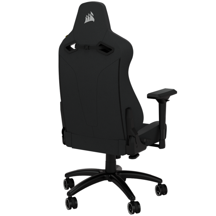 CORSAIR TC200 Soft Fabric Gaming Chair, Standard Fit - Black/Black