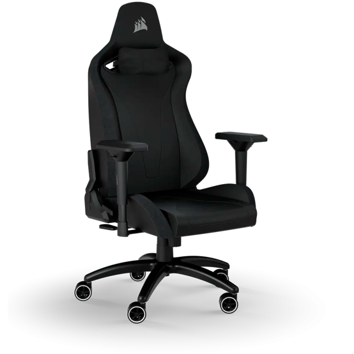 CORSAIR TC200 Leatherette Gaming Chair, Standard Fit - Black
