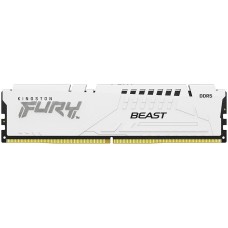 Kingston 16GB 5600MT/s DDR5 CL36 DIMM FURY Beast White RGB EXPO
