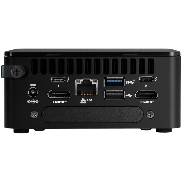 ASUS NUC 13pro/RNUC13ANHI300002I/Intel Core i3-1315U/Intel UHD Graphics/4xUSB/M.2 22x80 NVMe; 22x42 SATA/2.5'' SATA slot/2,5Gbe LAN/2xHDMI/ 2x Thunderbolt 4 (USB-C+DP)/no Storage/no RAM/AX211.NGWG.NV/no OS/EU Cord/Tall Kit(L6)/EAN:4711387502662