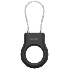 BELKIN Secure Holder with Wire Cable - Airtag - Black