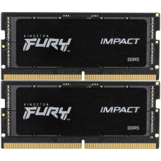 Kingston DRAM 32GB 6400MT/s DDR5 CL38 SODIMM (Kit of 2) FURY Impact XMP