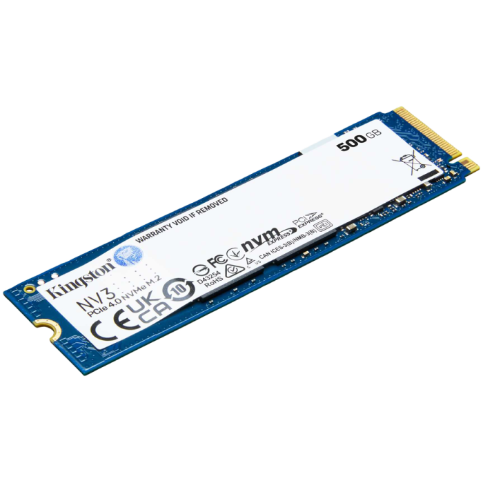 Твердотельный накопитель SSD Kingston NV3 SNV3S/500G M.2 NVMe PCIe 4.0x4