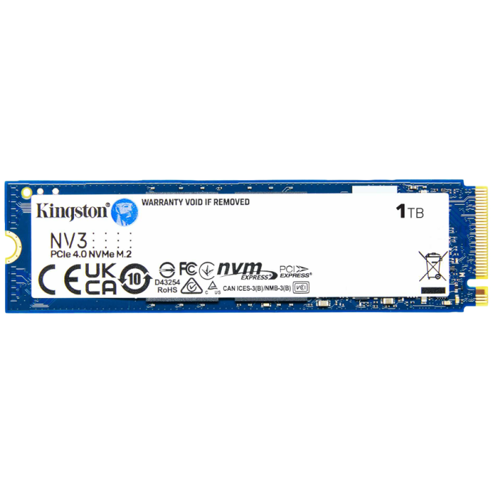 Твердотельный накопитель SSD Kingston NV3 SNV3S/1000G M.2 NVMe PCIe 4.0x4