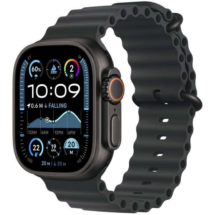 49mm Black Ocean Band - Black Titanium Finish