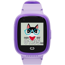 CANYON kids watch Sunny KW-48 Video 4G GPS Games&Music Violet