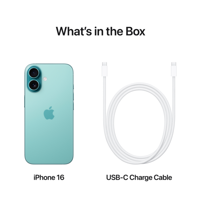 iPhone 16 128GB Teal,Model A3287