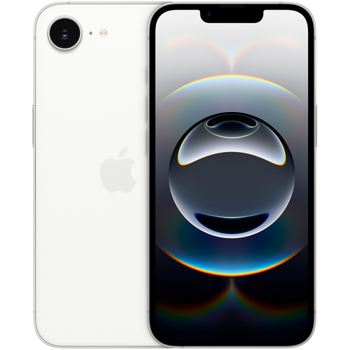 iPhone 16e 128GB White,Model A3409