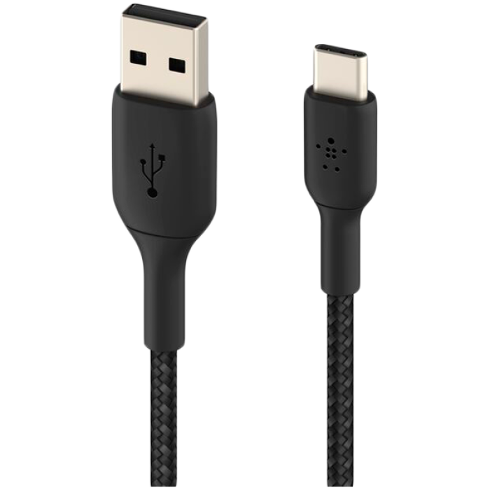 BELKIN USB-A to USB-C Cable, 1M, Black