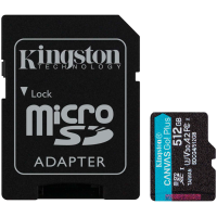Карта памяти Kingston SDCG4/512GB Canvas Go Plus A2 U3 V30 512GB